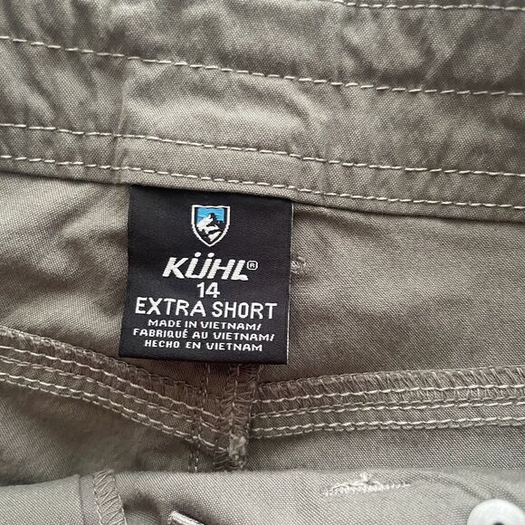 Kuhl Legendary Pants Cargo Stretch Hiking Active Outdoors Size 14 Extra Short - Picture 3 of 12